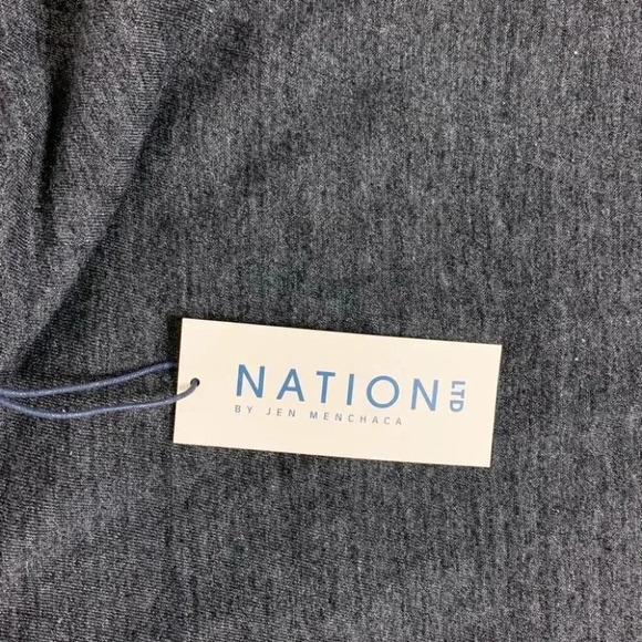 Revolve Nation Marnie Wrap Midi Skirt Knit High Rise Waist Grey Size XS - Picture 8 of 15